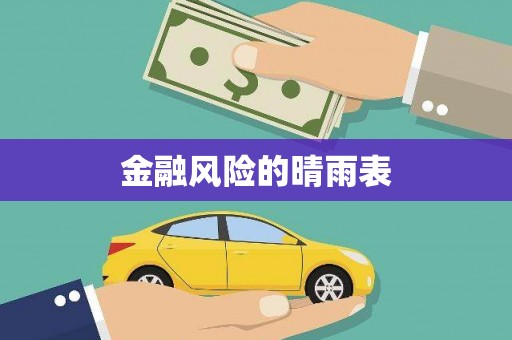 安县金融风险的晴雨表