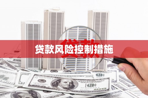 安县贷款风险控制措施