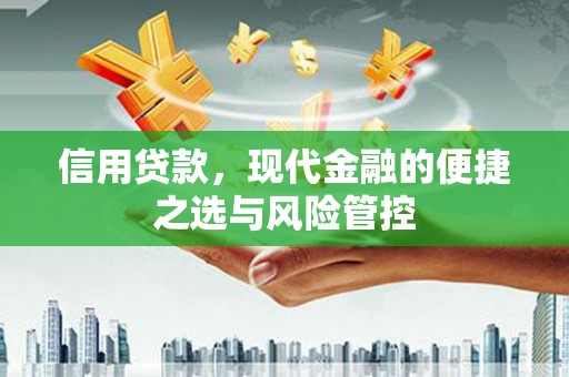 安县信用贷款，现代金融的便捷之选与风险管控
