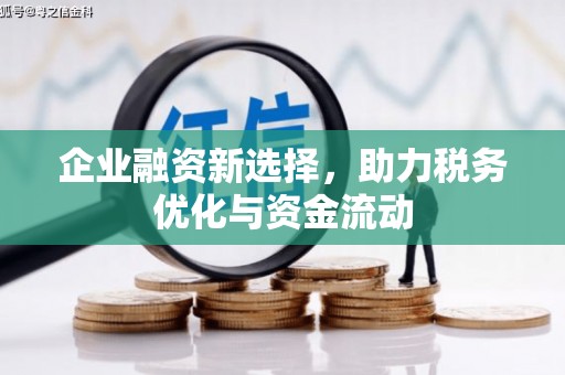 安县企业融资新选择，助力税务优化与资金流动