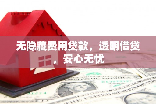 安县无隐藏费用贷款，透明借贷，安心无忧