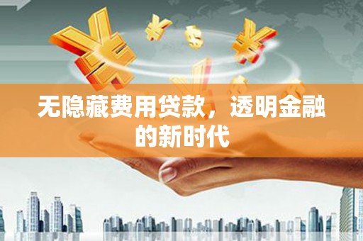 安县无隐藏费用贷款，透明金融的新时代