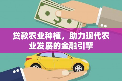 安县贷款农业种植，助力现代农业发展的金融引擎
