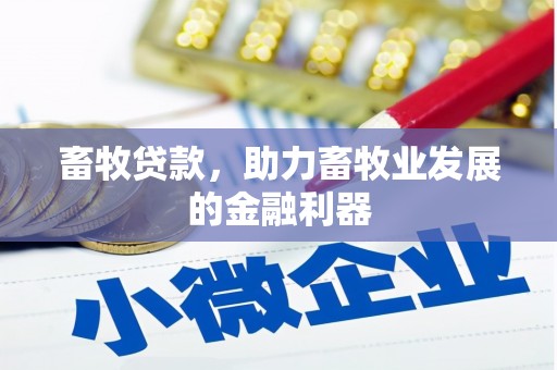 安县畜牧贷款，助力畜牧业发展的金融利器