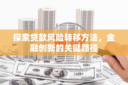 安县探索贷款风险转移方法，金融创新的关键路径