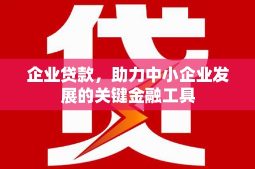安县企业贷款，助力中小企业发展的关键金融工具