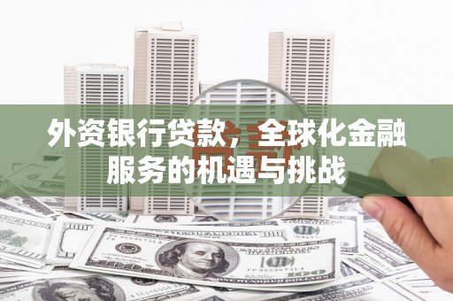 安县外资银行贷款，全球化金融服务的机遇与挑战