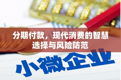 安县分期付款，现代消费的智慧选择与风险防范