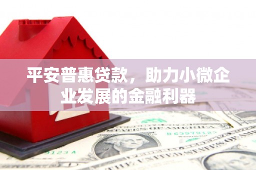 安县平安普惠贷款，助力小微企业发展的金融利器