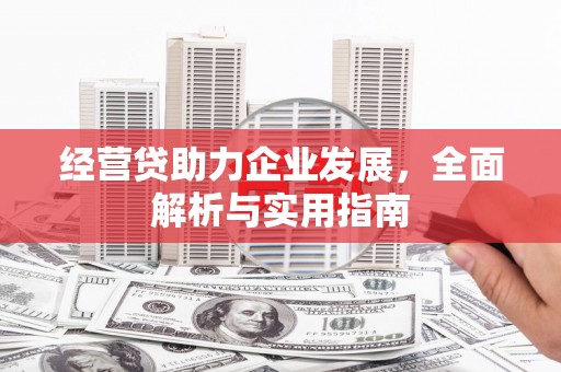 安县经营贷助力企业发展，全面解析与实用指南