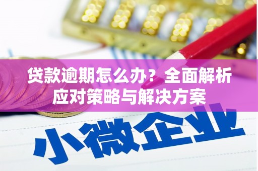 安县贷款逾期怎么办？全面解析应对策略与解决方案
