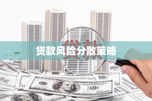 安县贷款风险分散策略