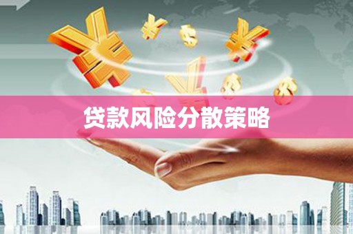 安县贷款风险分散策略