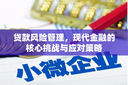 安县贷款风险管理，现代金融的核心挑战与应对策略