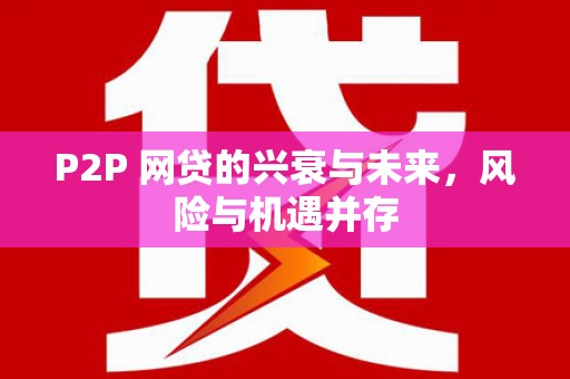 安县P2P 网贷的兴衰与未来，风险与机遇并存