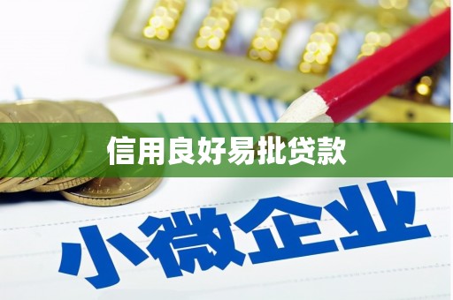 安县信用良好易批贷款