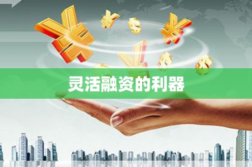 安县灵活融资的利器