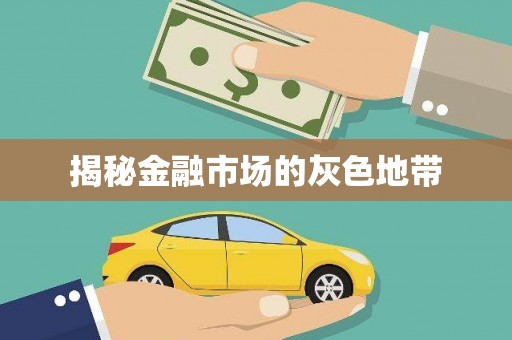 安县揭秘金融市场的灰色地带