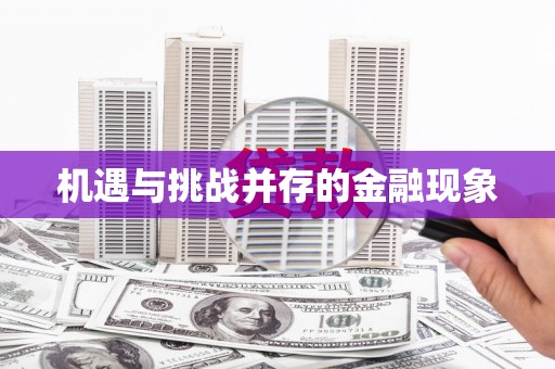 安县机遇与挑战并存的金融现象
